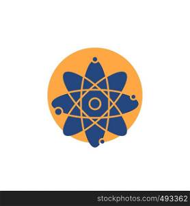 atom, nuclear, molecule, chemistry, science Glyph Icon.. Vector EPS10 Abstract Template background