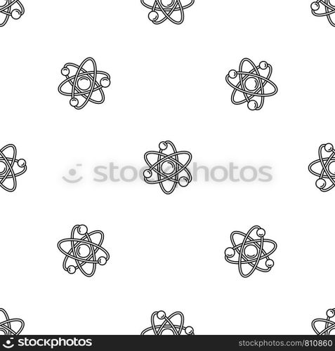 Atom pattern seamless vector repeat geometric for any web design. Atom pattern seamless vector