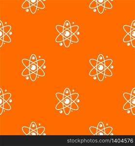 Atom pattern vector orange for any web design best. Atom pattern vector orange
