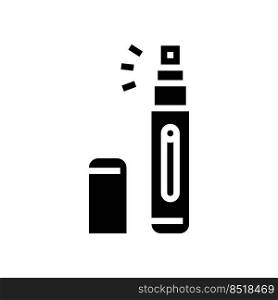 atomizer perfume  glyph icon vector. atomizer perfume  sign. isolated symbol illustration. atomizer perfume  glyph icon vector illustration