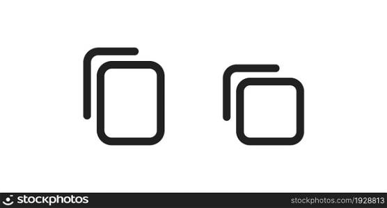 Attach file web icon. Document save concept symbol. Clip, design element in vector flat style.