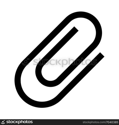 attachment clip, icon on isolated background