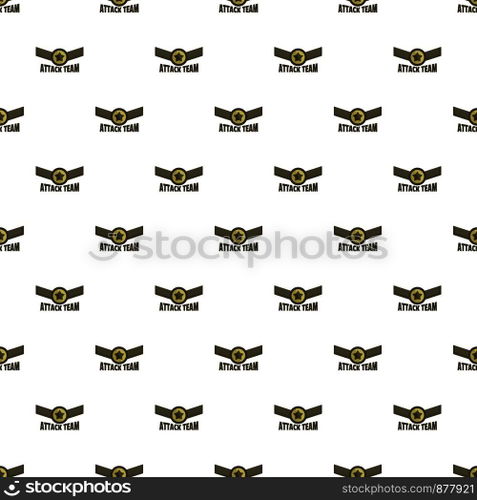 Attack team pattern seamless vector repeat for any web design. Attack team pattern seamless vector