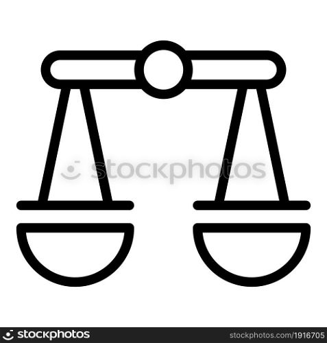 Attention balance icon outline vector. Mind concentration. Emotional energy. Attention balance icon outline vector. Mind concentration