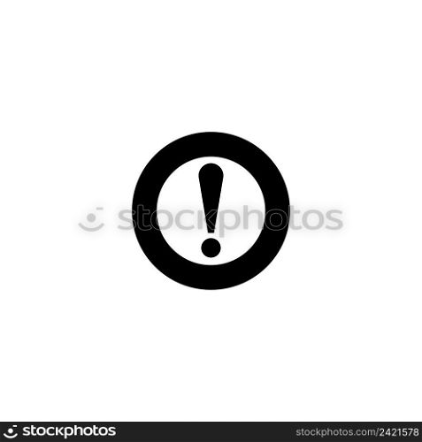 attention icon vector design templates white on background