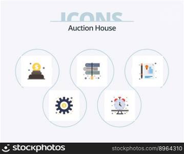 Auction Flat Icon Pack 5 Icon Design. document. laws. charity. law. books