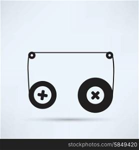 audio cassette icon