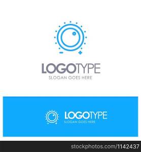 Audio, Control, Gain, Level, Sound Blue outLine Logo with place for tagline