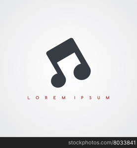 audio music icon sign logotype. audio music icon sign logotype theme vector art illustration