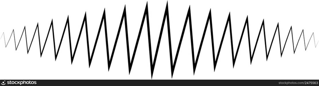 Audio sound wave. Sound wave amplitude tattoo voice recording ringtones