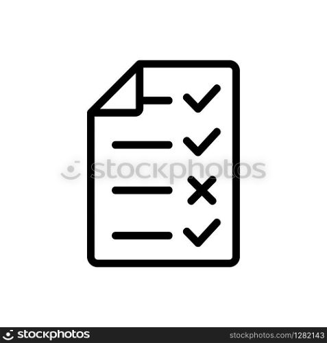 Audit company icon vector. Thin line sign. Isolated contour symbol illustration. Audit company icon vector. Isolated contour symbol illustration