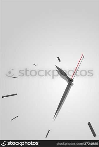 Austere time concept vector background with copy space for title page.