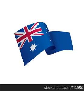 Australia flag, vector illustration. Australia flag, vector illustration on a white background