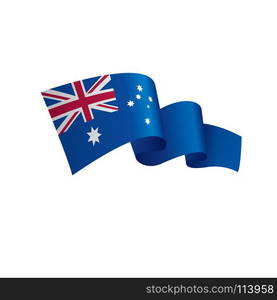 Australia flag, vector illustration. Australia flag, vector illustration on a white background