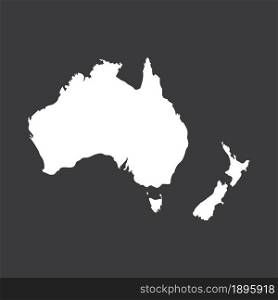 Australia map icon vector illustration design.