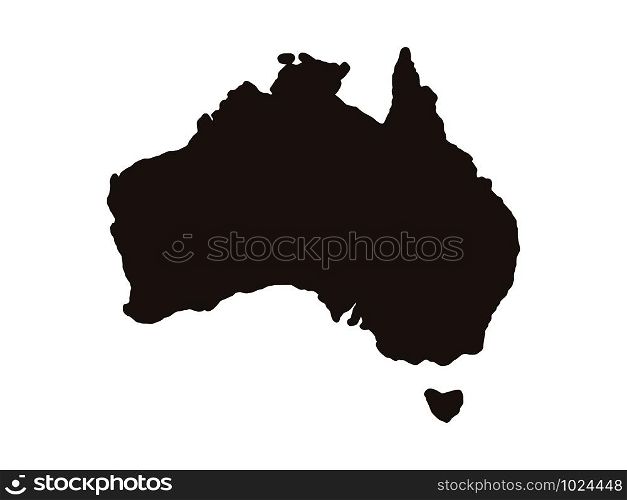 Australia map Vector illustration eps 10 .. Australia map Vector illustration eps 10