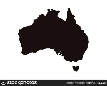 Australia map Vector illustration eps 10 .. Australia map Vector illustration eps 10