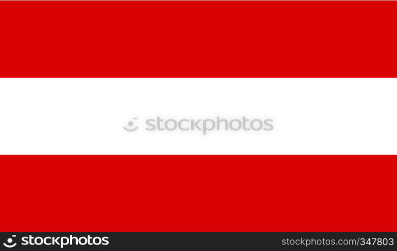 Austria flag image for any design in simple style. Austria flag image