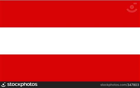 Austria flag image for any design in simple style. Austria flag image