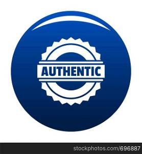 Authentic logo. Simple illustration of authentic vector logo for web. Authentic logo, simple style.