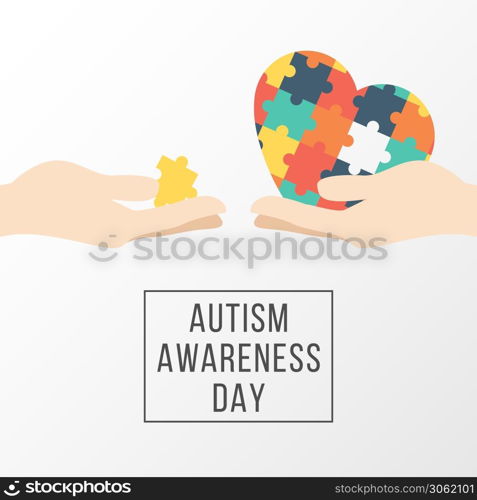 Autism awareness concept