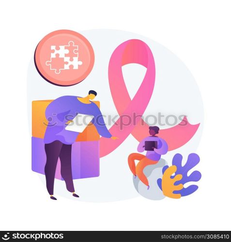 Autism treatment abstract concept vector illustration. Autism therapy, applied behavior analysis, children development, disorder counseling, cognitive disability treatment abstract metaphor.. Autism treatment abstract concept vector illustration.