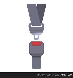 Auto belt icon cartoon vector. Car seat. Security drive. Auto belt icon cartoon vector. Car seat