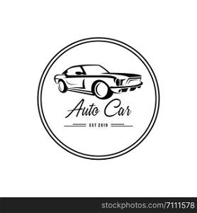 Auto car logo design, icon, Vector, illustration