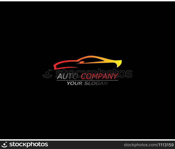 Auto car logo inspiration template design