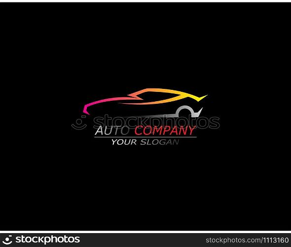 Auto car logo inspiration template design