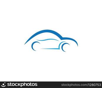 Auto car logo template vector icon illustration