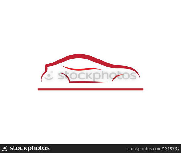 Auto car logo template vector icon illustration design