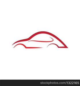 Auto car logo template vector icon illustration design
