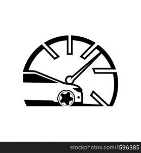 Auto car service logo design vector template