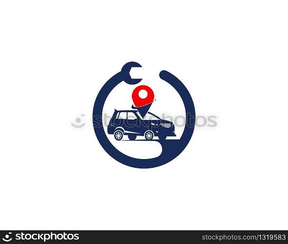 Auto car service logo vector