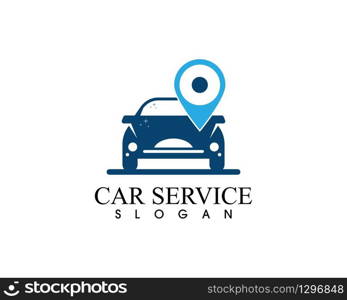 Auto car service logo vector template