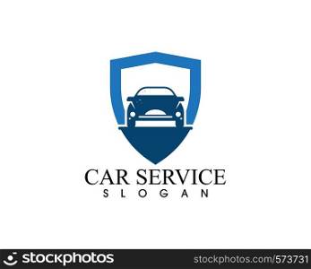 Auto car service logo vector template