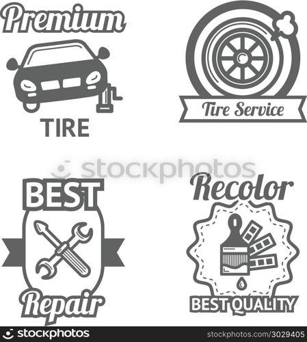 auto car service repair garage. auto car service repair garage vector