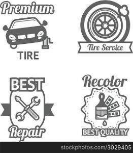 auto car service repair garage. auto car service repair garage vector