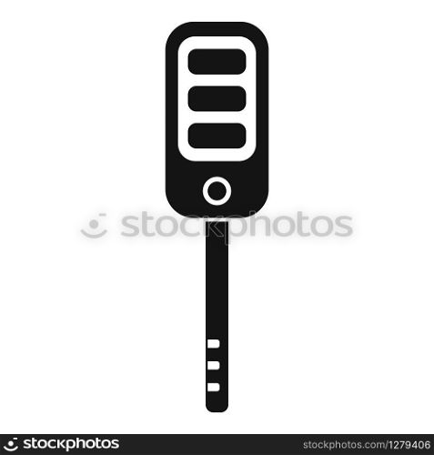 Auto key icon. Simple illustration of auto key vector icon for web design isolated on white background. Auto key icon, simple style