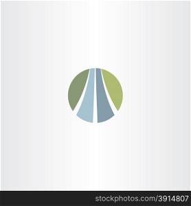 auto road icon highway logo vector symbol