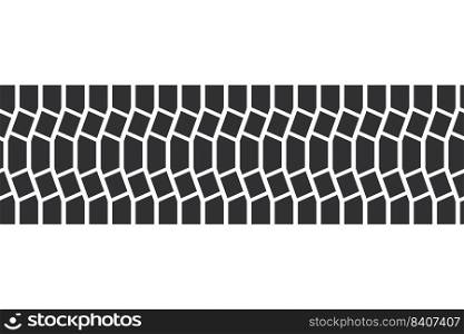 Auto tire tread seamless element. Car tire pattern, wheel tyre tread track. Tyre print. Vector illustration isolated on white background.. Auto tire tread seamless elements. Car tire patterns, wheel tyre tread track. Tyre print. Set of vector illustrations isolated on white background