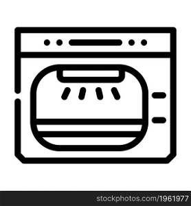 autoclave laboratory electronic equipment line icon vector. autoclave laboratory electronic equipment sign. isolated contour symbol black illustration. autoclave laboratory electronic equipment line icon vector illustration