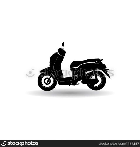 automatic motorcycle icon vector illustration design template.