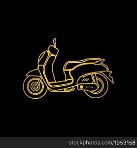 automatic motorcycle icon vector illustration design template.