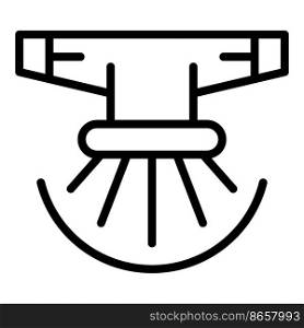 Automatic sprinkler icon outline vector. Soil irrigation. Garden water drip. Automatic sprinkler icon outline vector. Soil irrigation