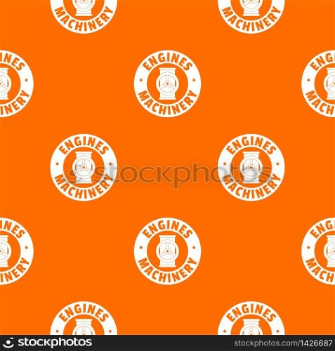 Automation machinery pattern vector orange for any web design best. Automation machinery pattern vector orange