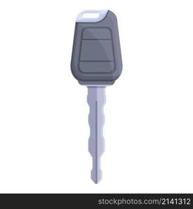 Automobile alarm key icon cartoon vector. Remote system. Hand lock. Automobile alarm key icon cartoon vector. Remote system