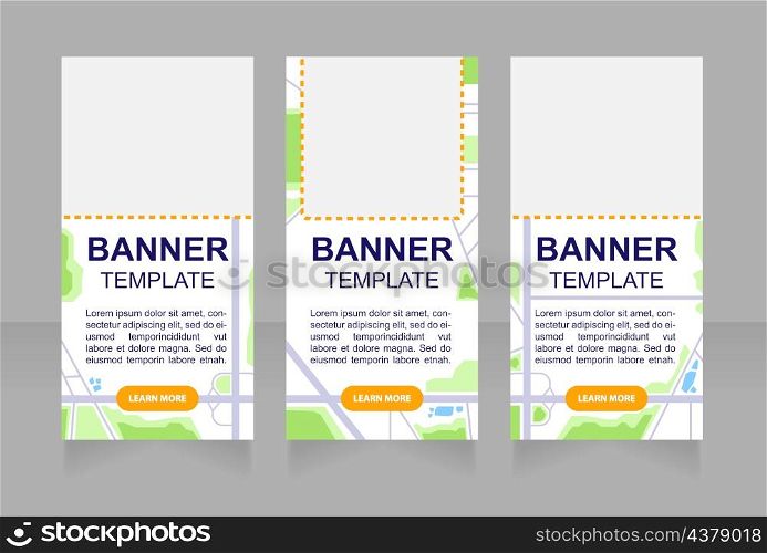 Automobile manufacturing industry web banner design template. Vector flyer with text space. Advertising placard with customized copyspace. Printable poster for advertising. Arial font used. Automobile manufacturing industry web banner design template