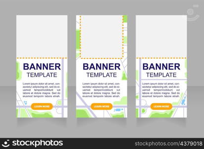 Automobile manufacturing industry web banner design template. Vector flyer with text space. Advertising placard with customized copyspace. Printable poster for advertising. Arial font used. Automobile manufacturing industry web banner design template